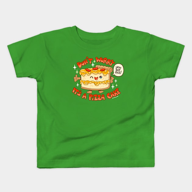 You Got This! It's a Pizza Cake Kids T-Shirt by CTKR Studio